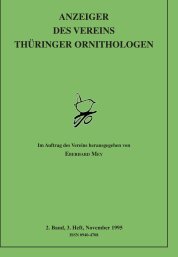 anzeiger des vereins thüringer ornithologen - Verein Thüringer ...