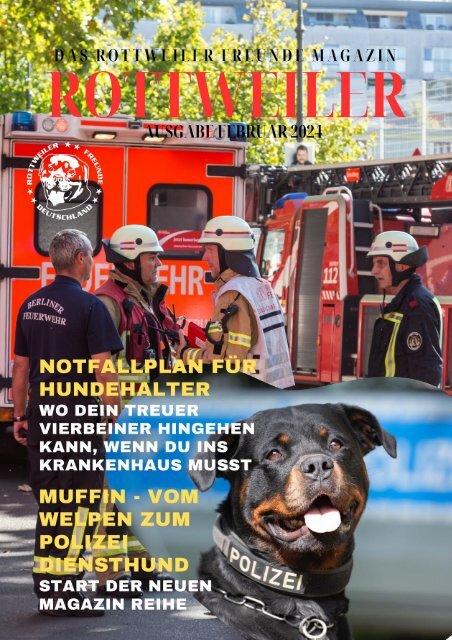 Rottweiler - Das Magazin Ausgabe Februar 2024 