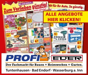 Zum Verlieben günstig - Profimarkt Eder 