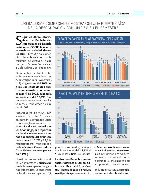 COMERCIO EN ROSARIO.  DESPÌERTA Y ¿SE LEVANTA?