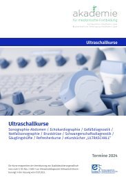 Ultraschallkurse – Termine 2024