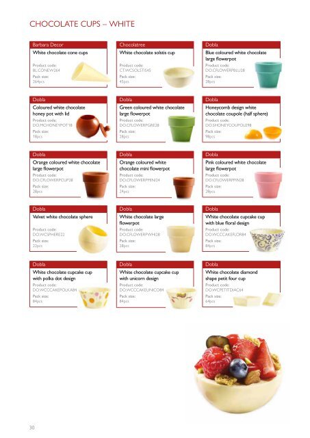 Foodservice product guide