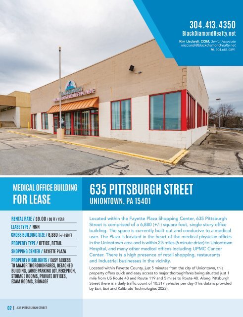 635 Pittsburgh Street Marketing Flyer