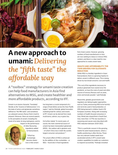 Food & Beverage Asia February/March 2024