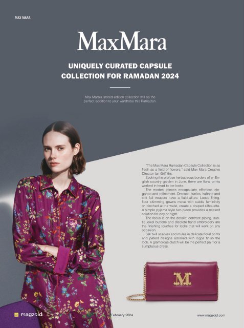 Magzoid Magazine - Luxury Magazine in the Creative Space | February 2024 |