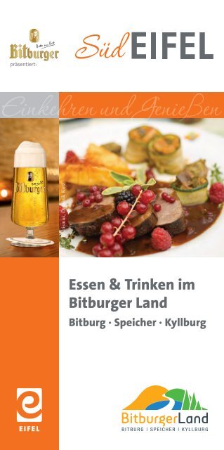 Essen und Trinken im Bitburger Land
