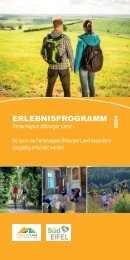 Ferienregion Bitburger Land - Erlebnisprogramm 2024 