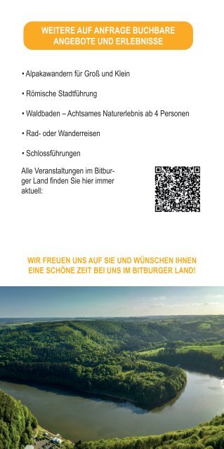 Ferienregion Bitburger Land - Erlebnisprogramm 2024 
