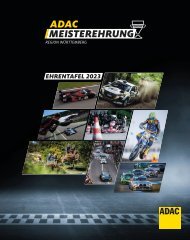 ADAC Meisterehrung // Ehrentafel 2023