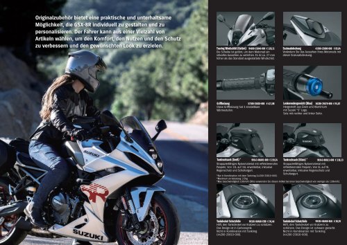 GSX-8R Zubehörkatalog 2024