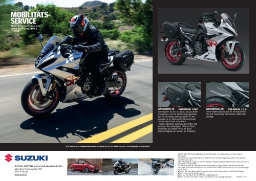 GSX-8R Zubehörkatalog 2024