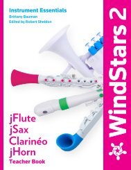 Windstar Book 2 jSax, jFlute, jHorn and Clarineo (Teacher Book)