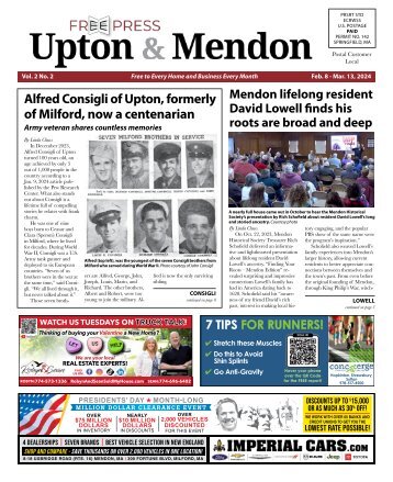 Upton & Mendon Free Press February 2024