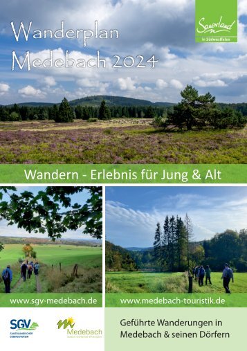 Wanderplan Medebach 2024