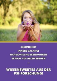 Gesundheit - Innere Balance - Harmonische Beziehungen - Erfolg auf allen Ebenen