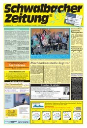 Schwalbacher Zeitung Ausgabe Kw 6-2024