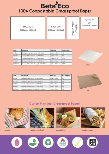 Greaseproof Paper