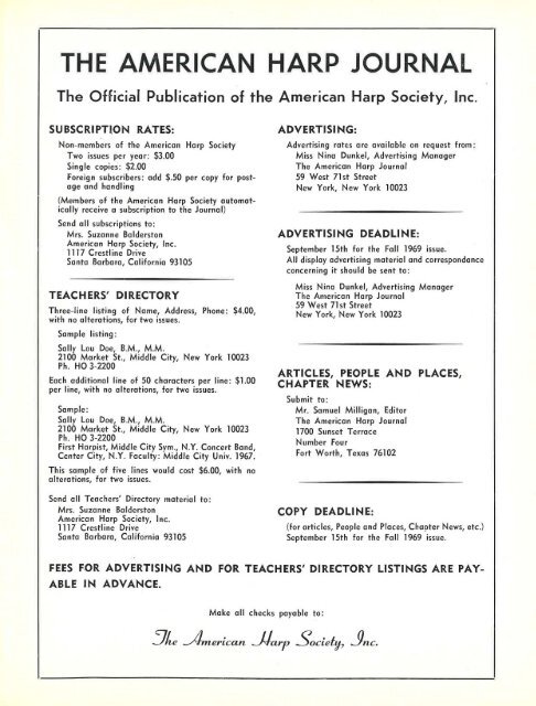 AHJ, Vol. 2 No. 1, Spring 1969