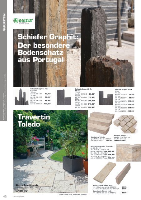 Gartenkatalog 2024 - Stein und Keramik - KANN - Westfalen