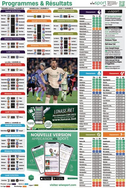 Journal wiwsport n353 - 07 février 2024