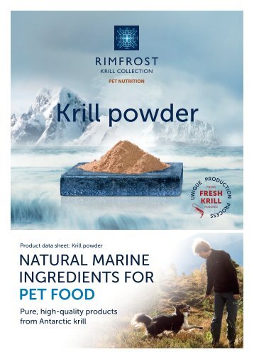 Krill Powder Product Data Sheet
