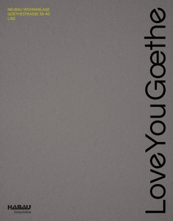 Love You Goethe — Neubau Wohnanlage
