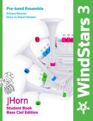 Windstars Book 3 jHorn Bass Clef (Student Book)