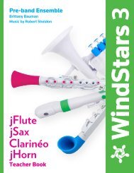 Windstars Book 3 jSax, jFlute, jHorn and Clarineo (Teacher Book)