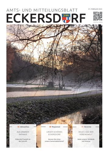 Eckersdorf Amts- und Mitteilungsblatt  Februar 2024