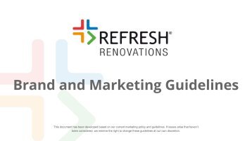 Refresh Brand and Marketing Guidelines