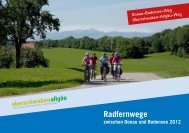 Radfernwege - Oberschwaben Allgäu