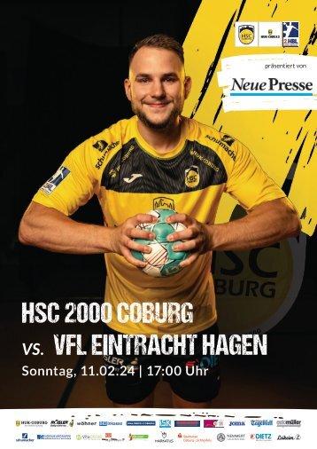 Spielheft HSC 2000 Coburg vs. VfL Eintracht Hagen