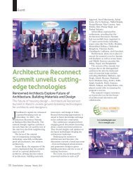 Architecture Reconnect Summit unveils cutting-edge technologies