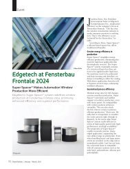 Edgetech at Fensterbau Frontale 2024