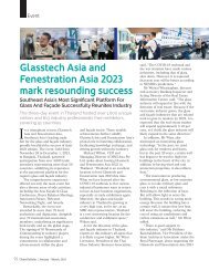 Glasstech Asia and Fenestration Asia 2023 mark resounding success