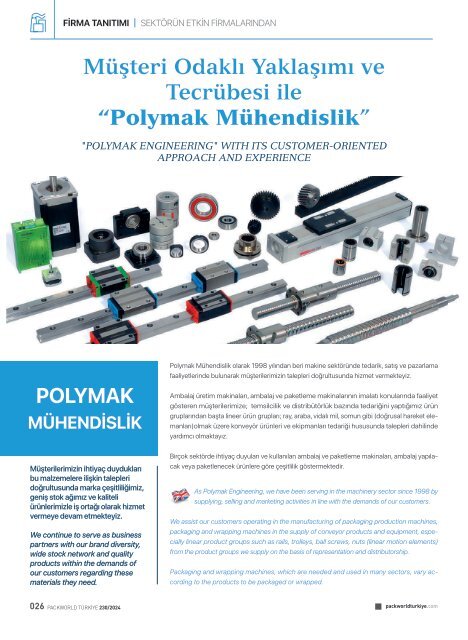 PACKWORLD TÜRKİYE DERGİSİ 230. ŞUBAT SAYISI