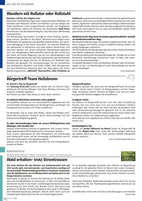 Monatsblatt Heilsbronn - Ferbuar 2024