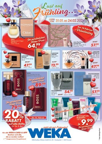 Kosmetikmarkt in Kronach bis 24.Februar 2024 