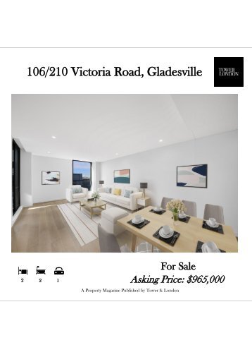 Sales Magazine for 106 210 Victoria Road, Gladesville