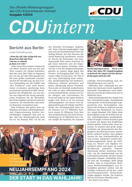 CDUintern Rottweil Ausgabe 1/2024