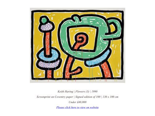 Keith Haring - Selected Works