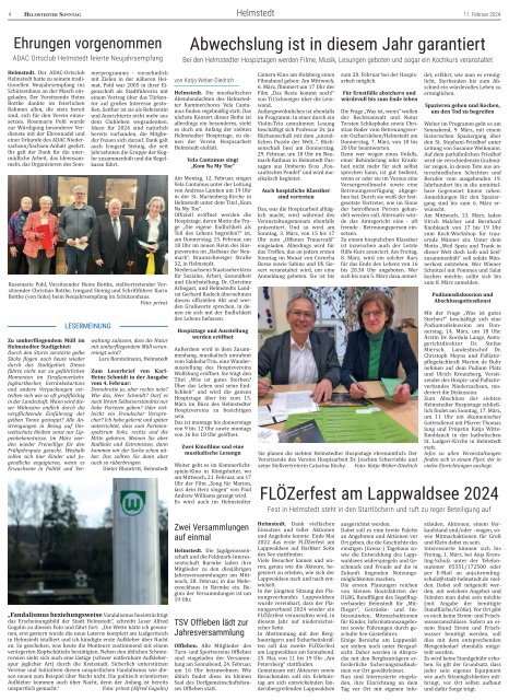 Helmstedter Sonntag vom 11.02.2024