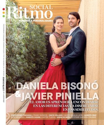 Ritmo Social - Portada Daniela Bisonó y Javier Piniella