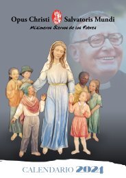 Calendario Misioneros Siervos de los Pobres 2024