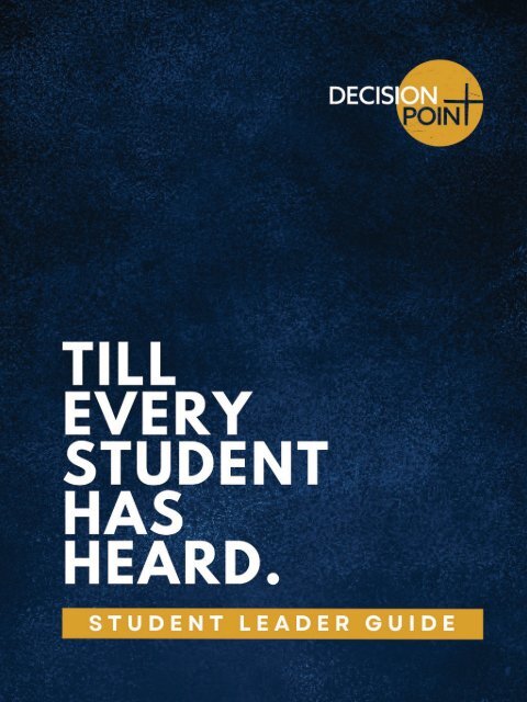 Lead an Outreach Week SLG24 Excerpt