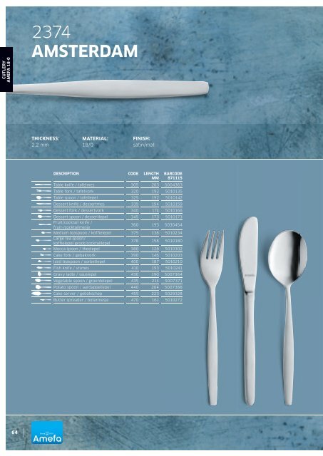 Amefa For Proffesionals_Foodservice_Catalogue_2023