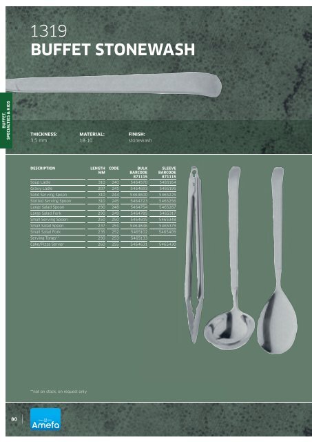 Amefa For Proffesionals_Foodservice_Catalogue_2023