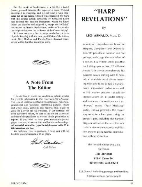 AHJ, Vol. 4 No. 3, Spring 1974