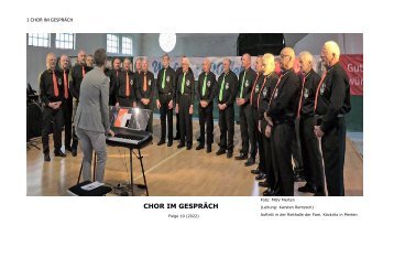 Chor im Gespräch FOLGE 10 