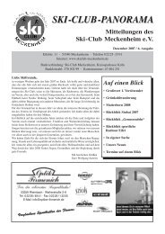 SKI-CLUB-PANORAMA - Ski-Club Meckenheim